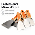 Carbon Steel Putty Knife Wood Handle 1–6 Inch | DIY Wall Tool Putty Knife Richie's