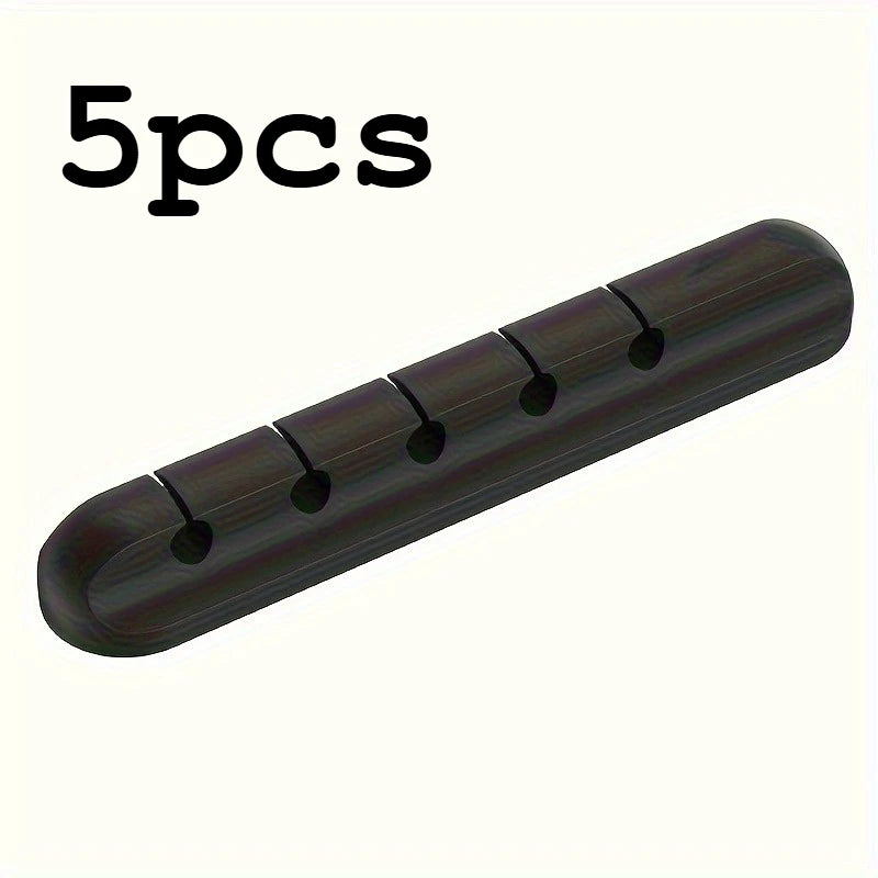 Multi-Slot Cable Organizer Clips – Cord Management for Desk & Car Cable Organizer Clip Richie's 5pcs