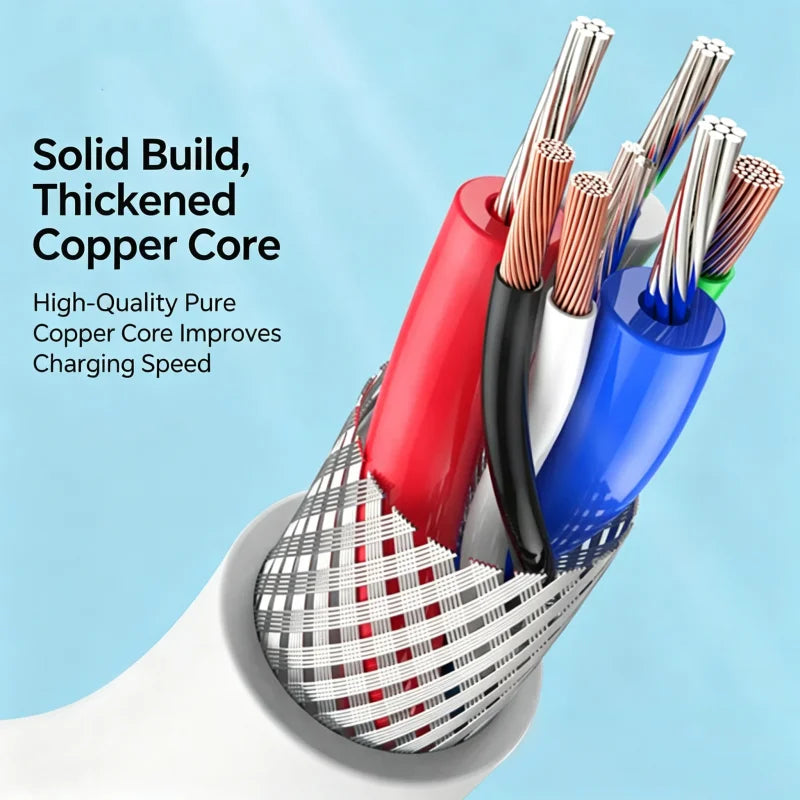 3A Fast Charging USB-A to Type-C / Micro USB Silicone Cable USB Charging Cable Richie's