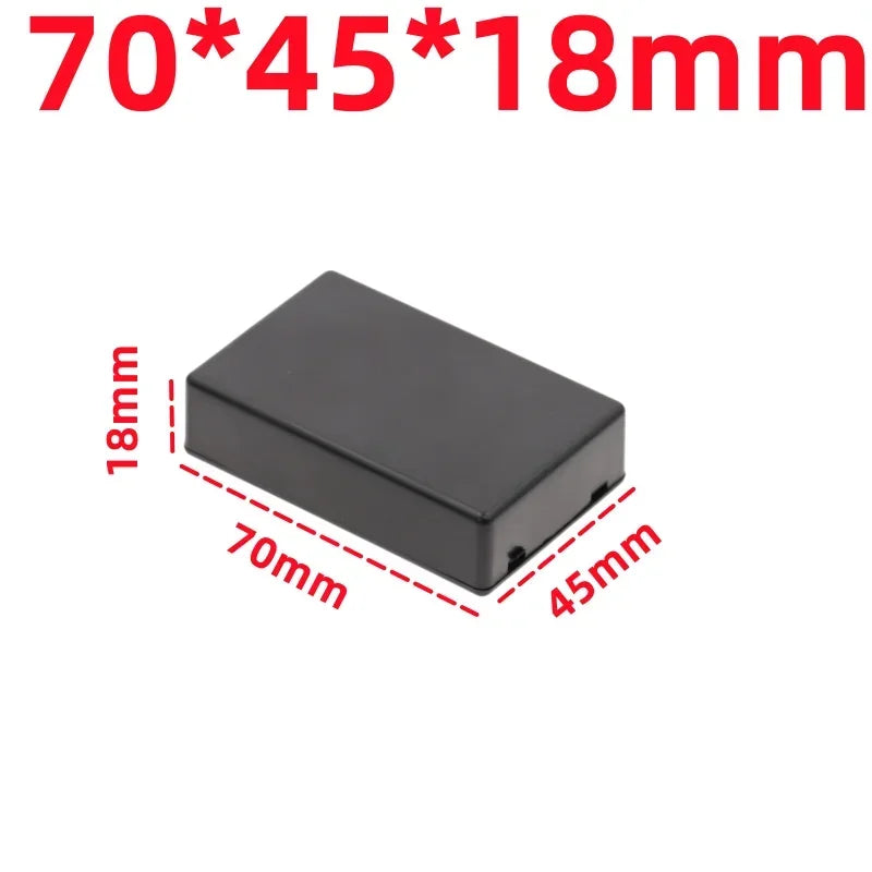 Waterproof ABS Plastic Electronic Project Box Enclosure Case Electronic Enclosure Box Richie's 70x45x18mm-Black