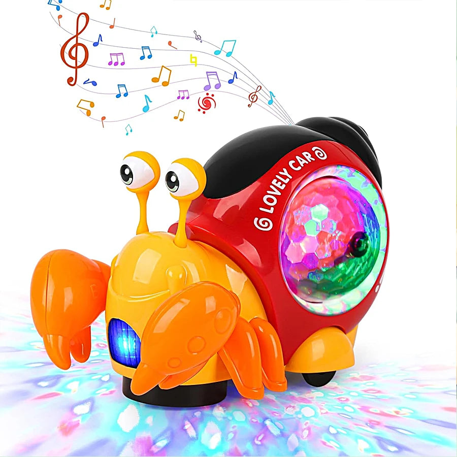 Baby Electric Crawling Snail Toy – Musical & Luminous Interactive Toddler Toy Richie's