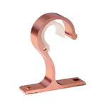 Curtain Rod Brackets & Wall Hook Clips – Aluminum Alloy Curtain Rod Brackets Richie's Rose gold 1PC