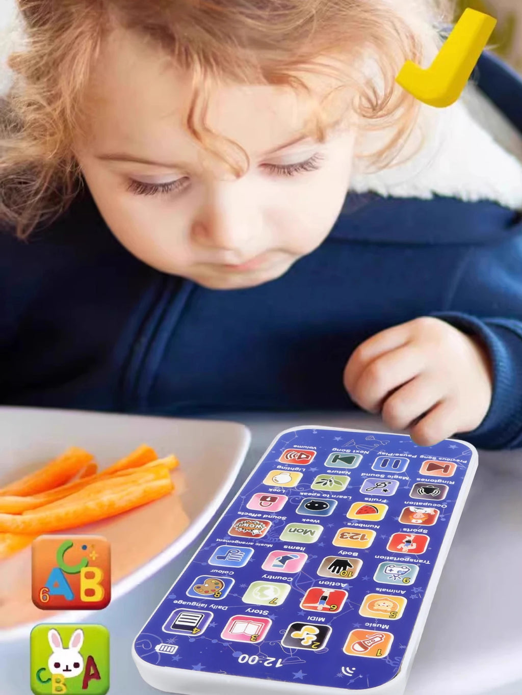 Baby Toy Remote Control – Lights, Lullabies & Learning Baby Learning Toy Richie's