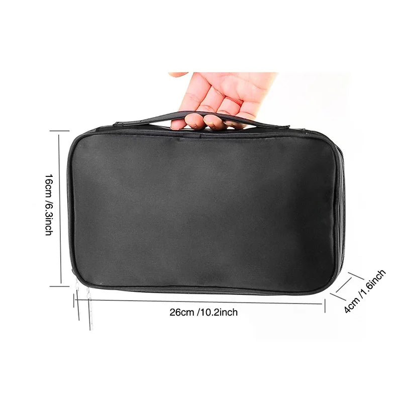 Professional Makeup Brush Bag & Travel Cosmetic Organizer Makeup Cosmetic Bag Richie's