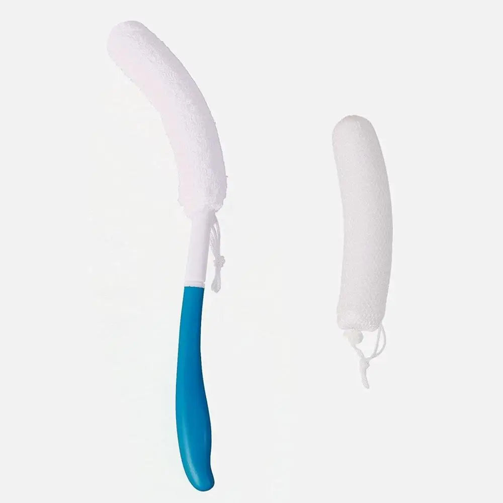 Long Curved Back Scrubber – Ergonomic Anti-Slip Shower Brush Bath Back Scrubber Richie's
