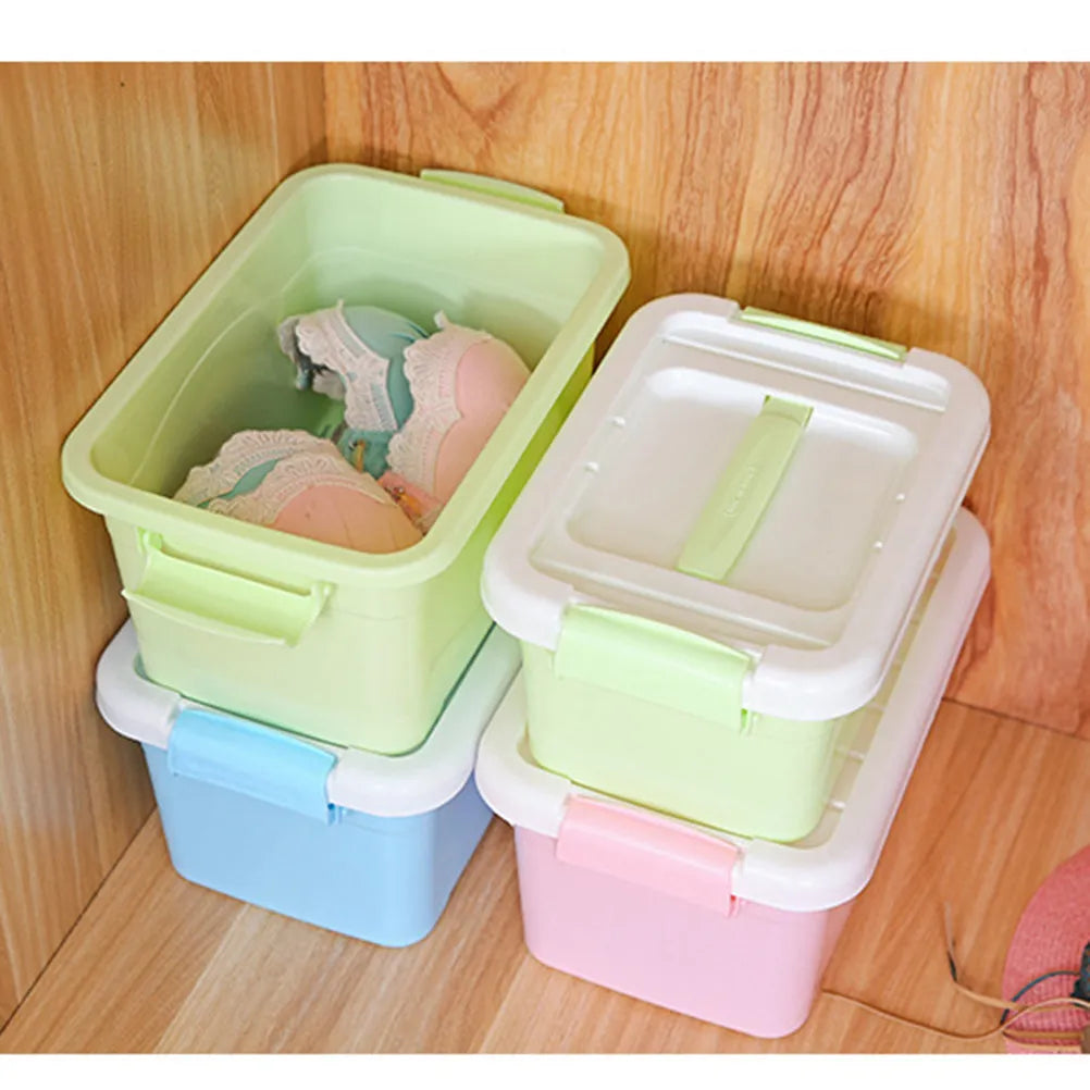 Portable Snap Buckle Plastic Storage Box – Stackable Organizer Plastic Storage Box Richie's