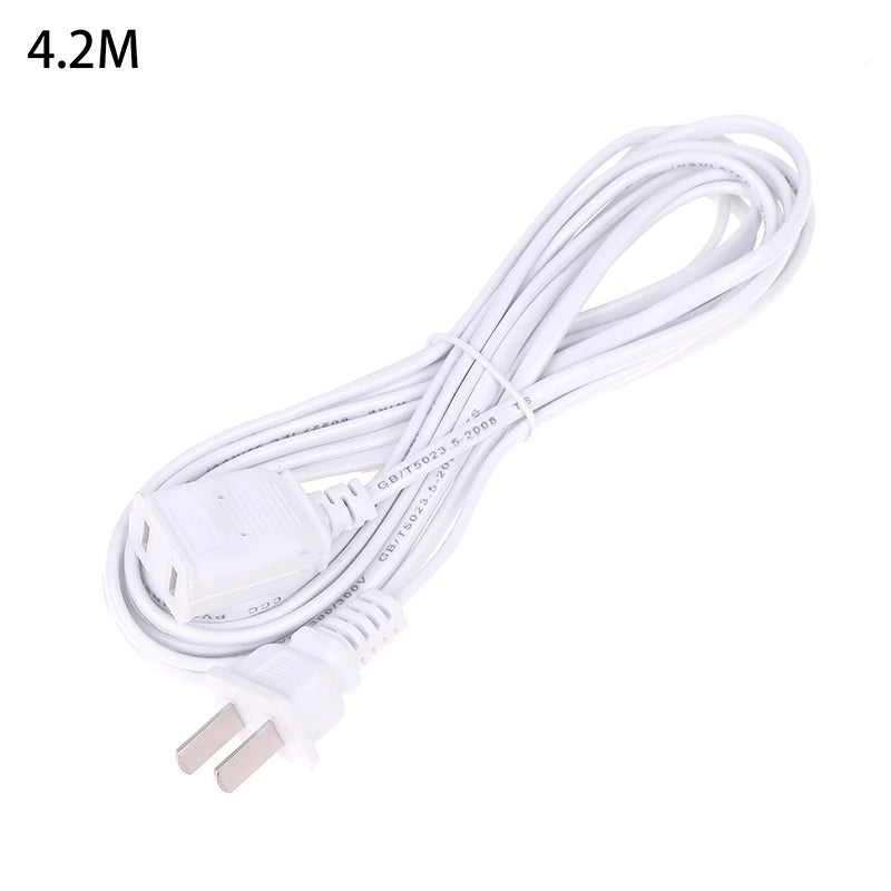 Power Extension Cord 2/3/5m with ON/OFF Switch – Two-Pin Power Extension Cord Richie's 4 White