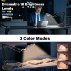 10X LED Magnifying Desk Lamp – Foldable, 3 Color Modes Magnifying Desk Lamp Richie's