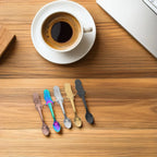 5-Piece Mermaid Handle Stainless Steel Coffee Spoon Set Decorative Spoon Set Richie's