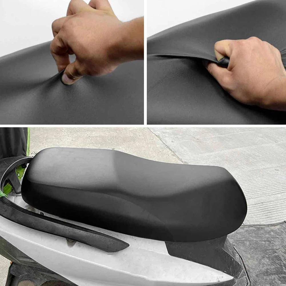 Waterproof Motorcycle Seat Cover UV & Dust Protector – PU Leather Motorcycle Seat Cover Richie's