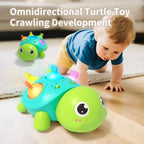 Baby Crawling Turtle Toy – Sound, Light & Silicone Teether Baby Crawling Toy Richie's