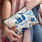 Canvas Cable Organizer Pouch Zipper Bag – Large Capacity Cable Organizer Pouch Richie's Style 2