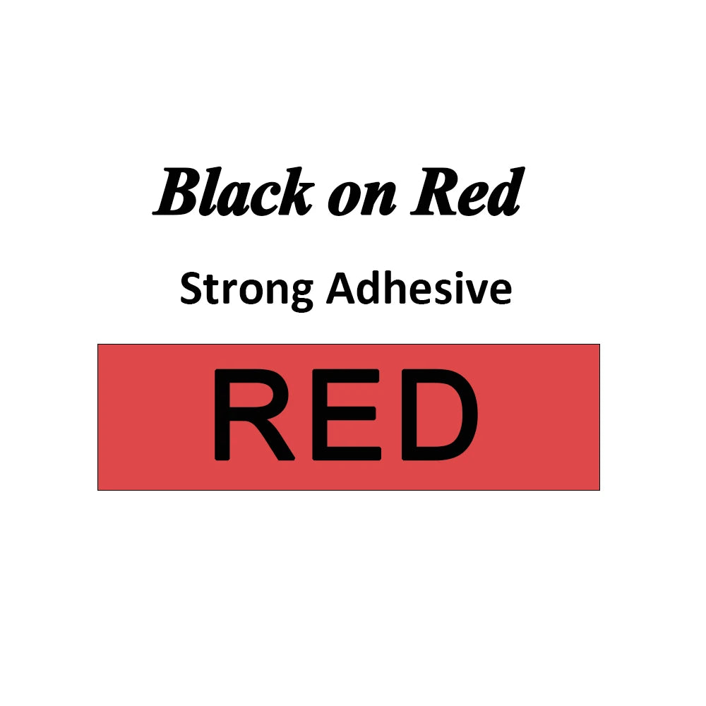 24mm Brother TZe-S251 Compatible Strong Adhesive Label Tape Label Tape Cartridge Richie's black on red 24mm