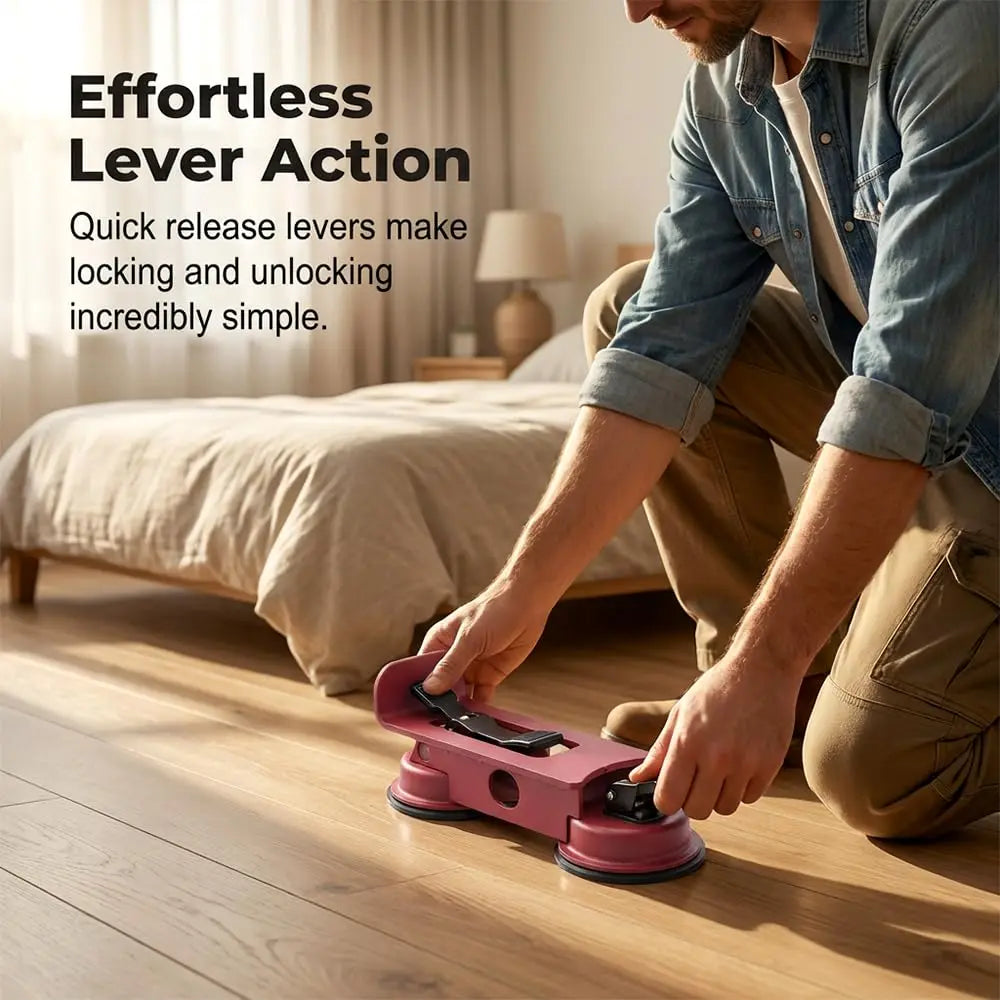 Heavy-Duty Floor Gap Fixer & Suction Cup Tool for Wood Floors Flooring Repair Tool Richie's