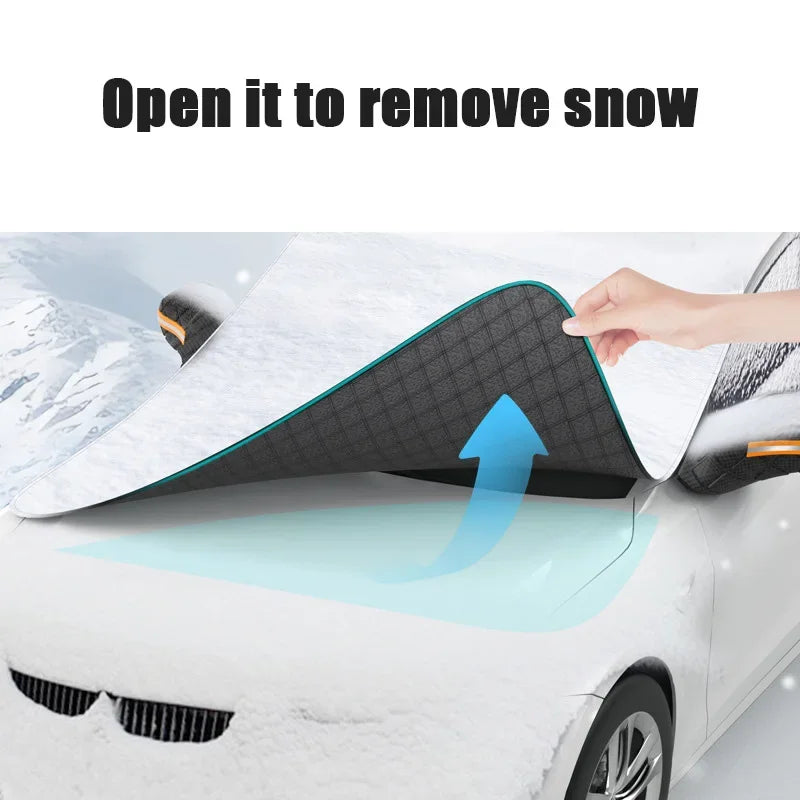 Magnetic Car Windshield Cover – Snow, Frost & Sun Shade Car Windshield Cover Richie's