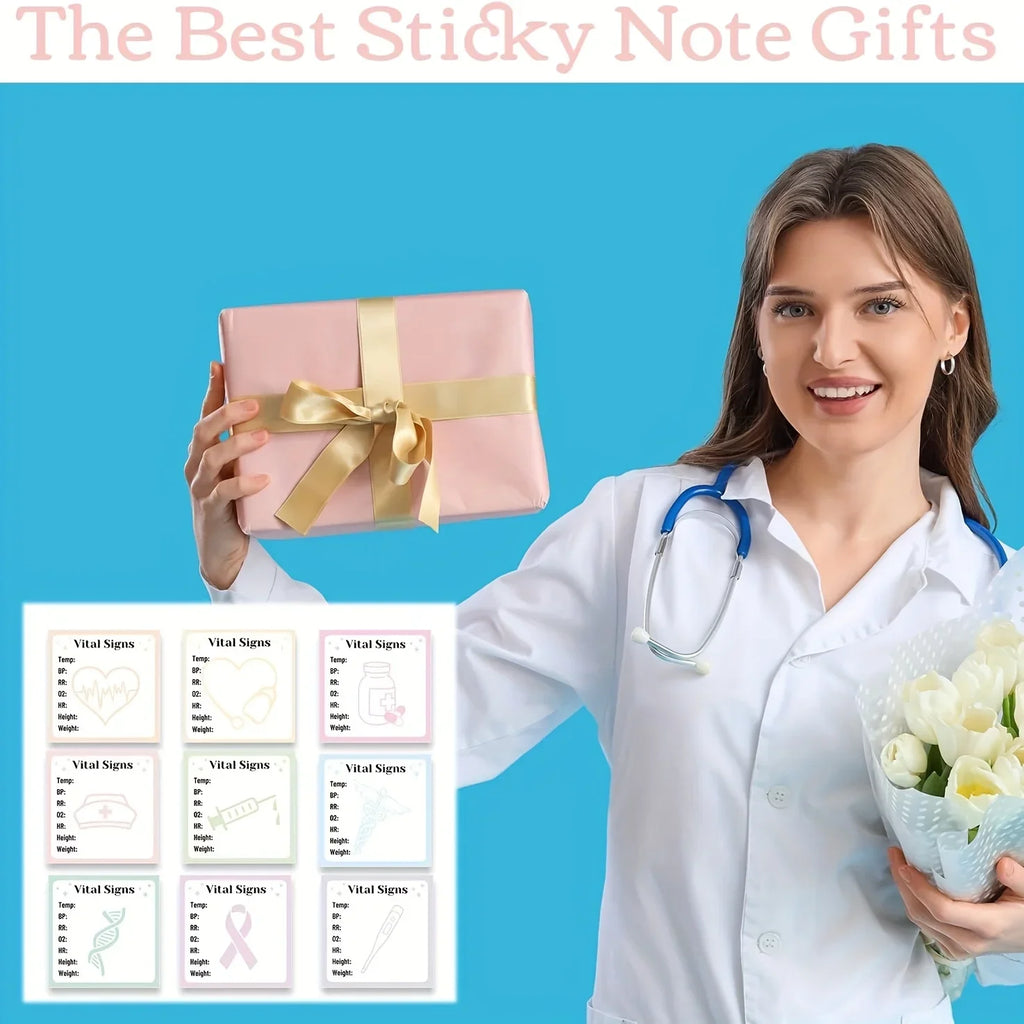 Vital Signs Sticky Notes – Medical Charting Notepad Pads Medical Charting Notepad Richie's