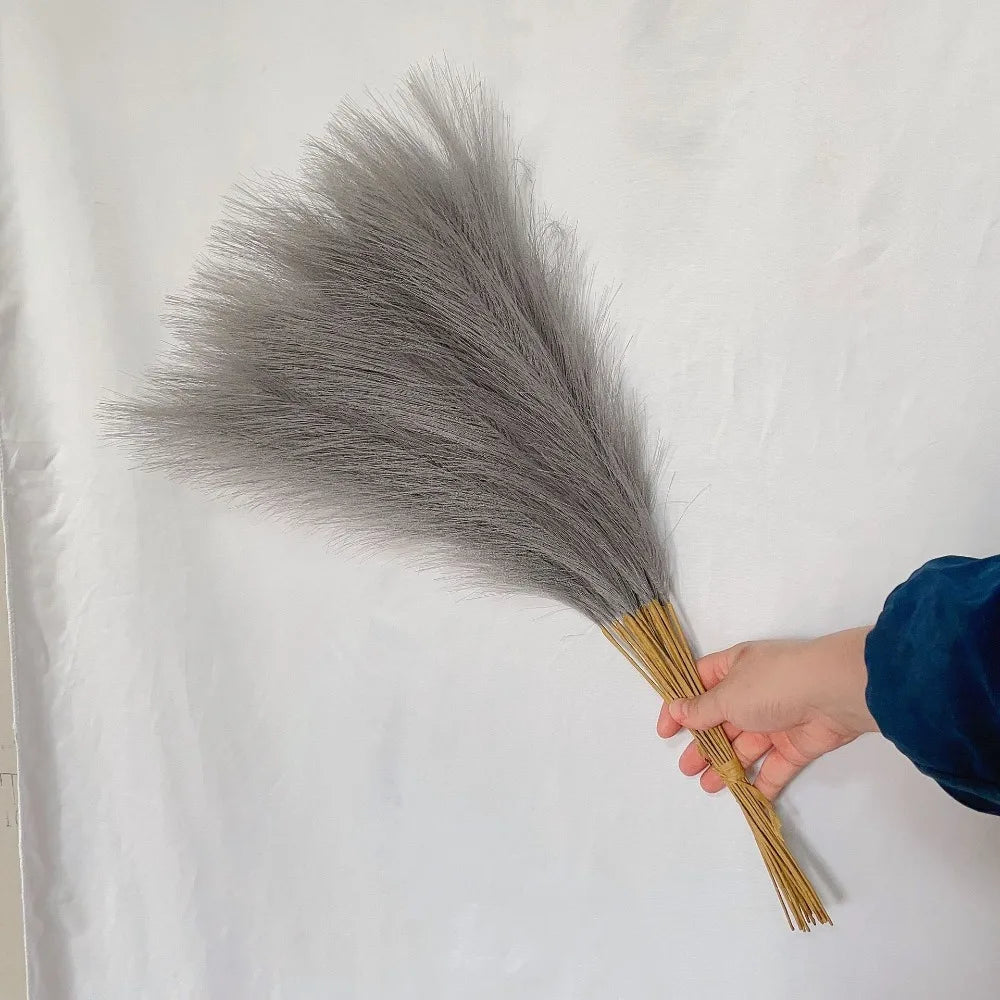 10PCS Fluffy Pampas Grass Artificial Stems 55CM | Wedding Decor Artificial Pampas Grass Richie's 14