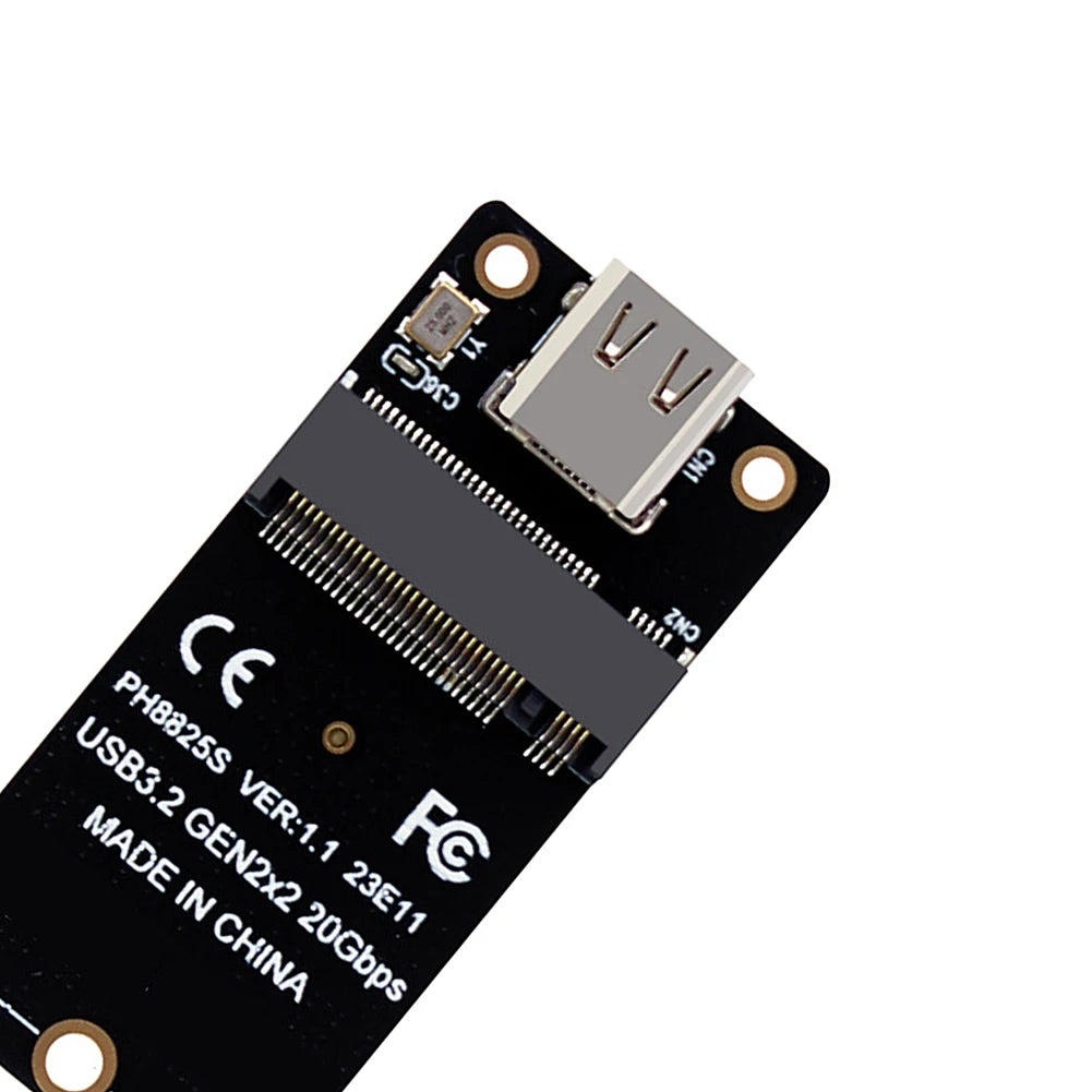M.2 NVMe to USB-C Adapter ASM2364 USB 3.2 Gen2x2 – 2000MB/s SSD Adapter Board Richie's