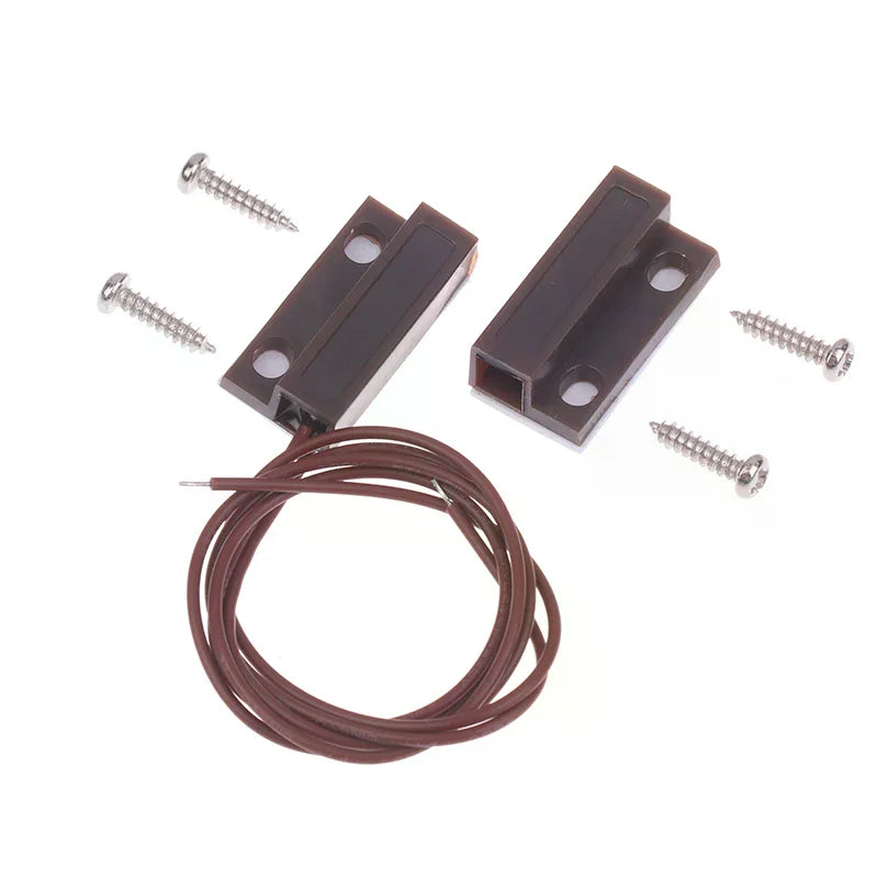 MC-38A Wired Door Window Magnetic Sensor Reed Switch NC/NO Magnetic Door Sensor Richie's