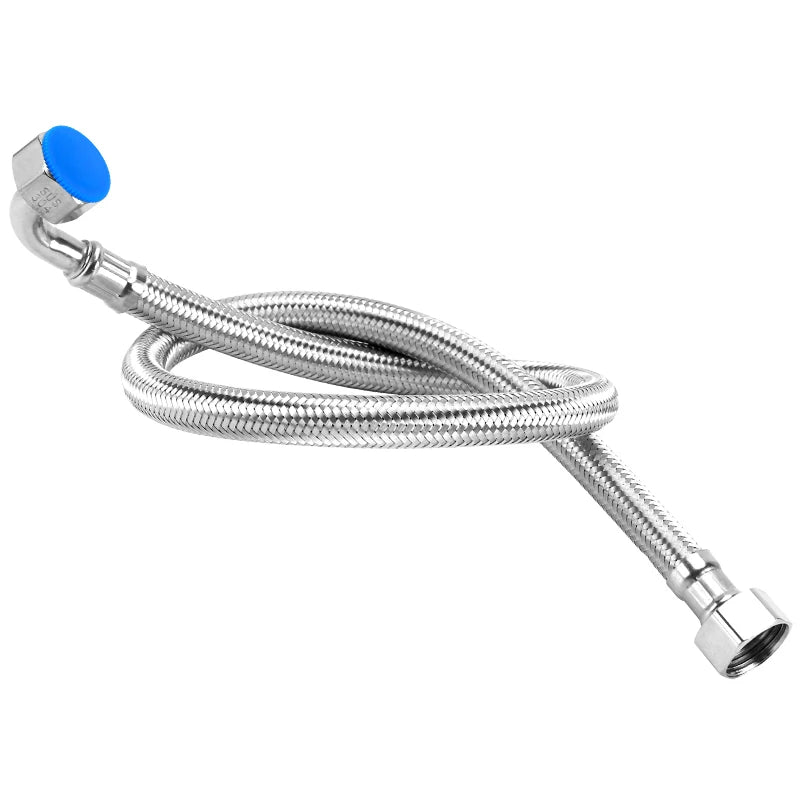 304 Stainless Steel 90° Angle Valve Hose – Toilet & Bathroom Plumbing Angle Valve Hose Richie's