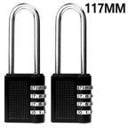 4-Digit Zinc Alloy Combination Padlock – Weatherproof Locker Lock Combination Padlock Richie's 2pcs 1