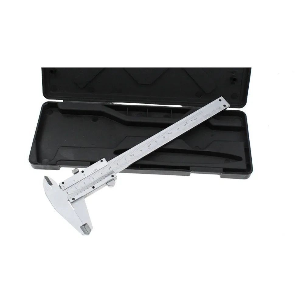 FTBTOC 6" Vernier Caliper 0-150mm Carbon Steel Measuring Tool Vernier Caliper Richie's