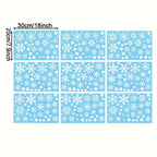 9-Sheet Reusable Christmas Window Clings – Holiday Static Stickers Holiday Window Clings Richie's