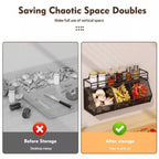 Wall Mounted Kitchen Storage Rack – Carbon Steel Grid Shelf Kitchen Storage Rack Richie's