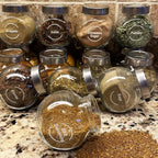 144-Piece Preprinted Spice Jar Labels – Waterproof Removable Kitchen Jar Labels Richie's