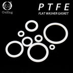 PTFE Teflon Flat Gasket Washer M4–M57 | 1–3mm Seal Ring PTFE Gasket Washer Richie's