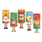 3D Santa Claus Christmas Door Hanging Banner | Holiday Decor Christmas Door Banner Richie's