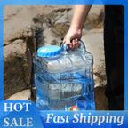 28L Camping Water Storage Bucket with Faucet & Hose Camping Water Container Richie's