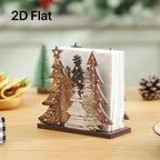 Wooden Christmas Tree Napkin Holder – Tabletop Xmas Decor Napkin Holder Richie's