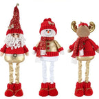50CM Telescopic Christmas Snowman & Reindeer Plush Ornament Christmas Plush Ornament Richie's