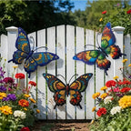 Metal Butterfly Wall Art Decor – Indoor & Outdoor Hanging Metal Wall Art Richie's