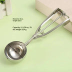 Stainless Steel Ice Cream Scoop Set – 3 Sizes, Spring Handle Ice Cream Scoop Set Richie's Diameter 60mm