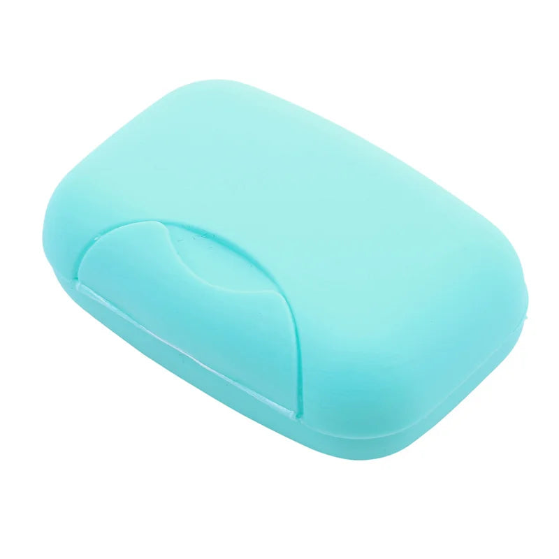 Portable Travel Soap Box with Lid – Candy Color Soap Dish Travel Soap Dish Richie's L-Blue