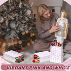 Pink Bow Paper Gift Bags with Handles | Party Favor Bags 6/10pk Paper Gift Bags Richie's