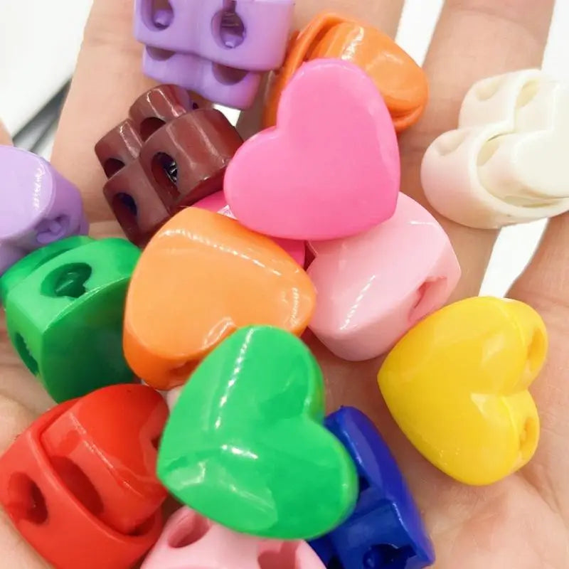 Heart-Shaped Knitting Needle Stoppers 5 Pcs – Colorful Tip Caps Knitting Accessories Richie's