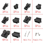 JST SM 2.54mm Connector 2–8 Pin Male Female Crimp Housing Wire Connector Housing Richie's