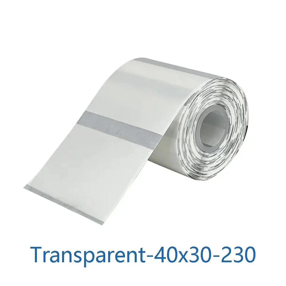 Thermal Label Paper for Phomemo M110 M200 M220 – Bekia Stickers Thermal Label Paper Richie's Square 40x30 clear