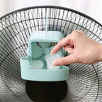 Hanging Fan Cooling Storage Box with 4 Cups – Plastic Fan Storage Accessory Richie's