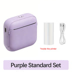 Marklife X6 Mini Bluetooth Thermal Printer – No Ink Label Maker Mini Thermal Printer Richie's Purple Standard