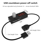 24H Digital Countdown Timer USB Switch – Adjustable Auto Off USB Timer Switch Richie's