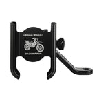 Aluminum Alloy Bike & Moto Phone Holder – GPS Handlebar Mount Bike Phone Mount Richie's Rearview mirror
