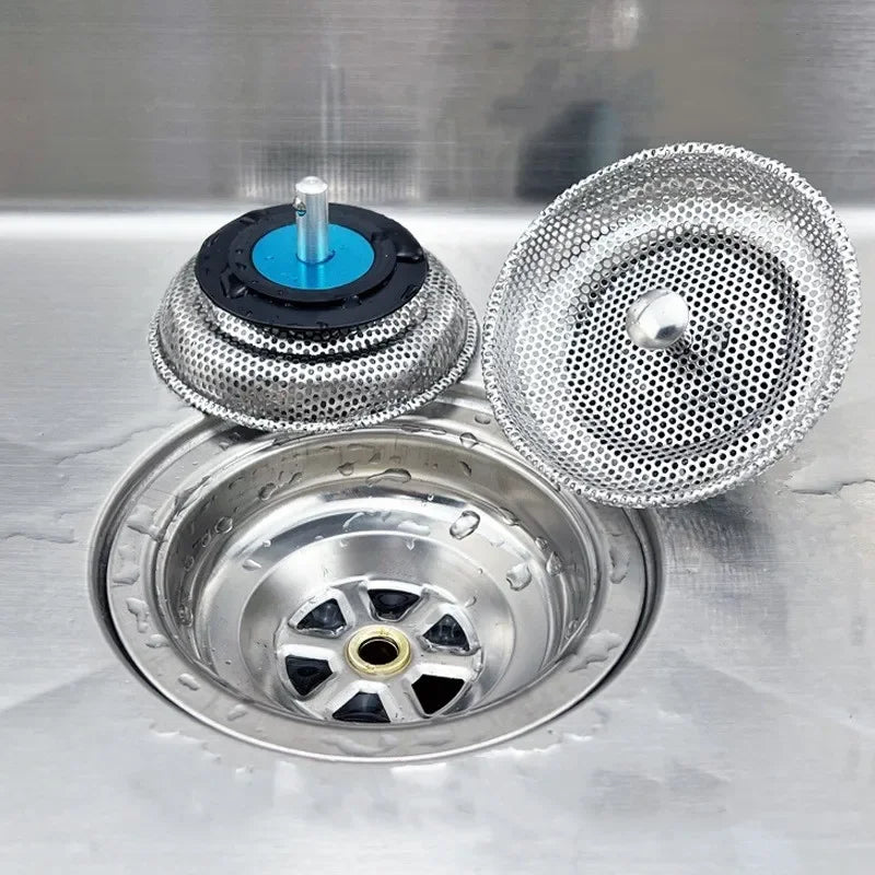 Stainless Steel Sink Strainer & Shower Hair Catcher Drain Filter Drain Strainer Filter Richie's