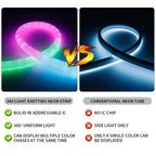 5M 200-LED RGBIC Neon Strip WS2812B IP67 Smart Flexible Light Smart LED Strip Light Richie's