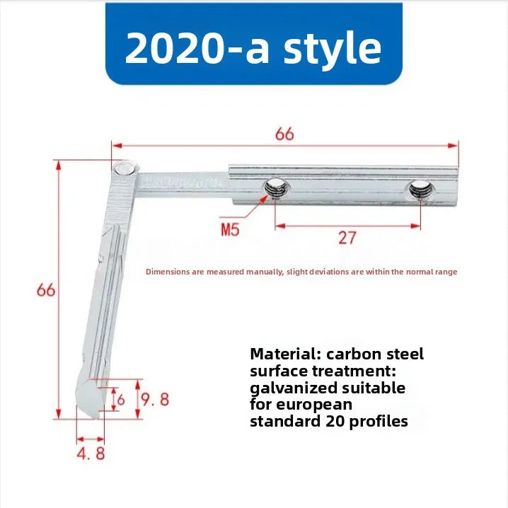 Multi-Angle Aluminum Profile Connector 2020/3030/4040/4545 Aluminum Profile Connector Richie's 2020-Afund