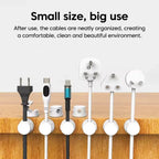 360° Magnetic Cable Clips | Adhesive Wire Organizer Cable Management Clip Richie's
