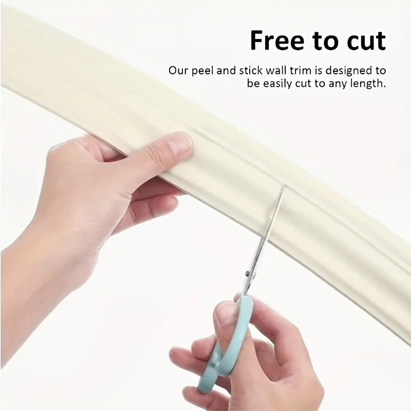TPE Peel & Stick Decorative Wall Molding Trim – 1 Roll Decorative Wall Trim Richie's